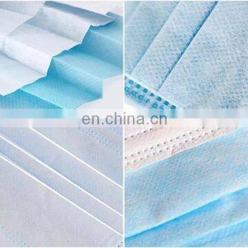 Light Blue 3 Ply Face Mask Nonwoven Medical Disposable Facemask photo-3