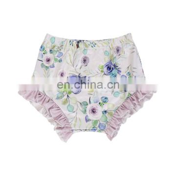 flower print comfortable and  loose girls short pants kids shorts  pants