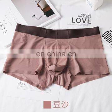 Men's Underwear Boxer Briefs Wider Waistband Nylon Spandex No Ride-up Mid-waist Seamless Underwear Men photo-3