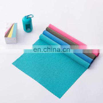 Sport Portable Towel With Silicone Box Outdoor Activities Yoga Gym Sport Towel Quick Dry photo-3