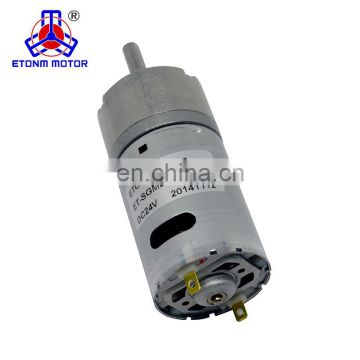 330rpm dc 24v gearmotor 37mm 12volt gearbox motor  dc gear motor 12v 10 rpm 1Nm