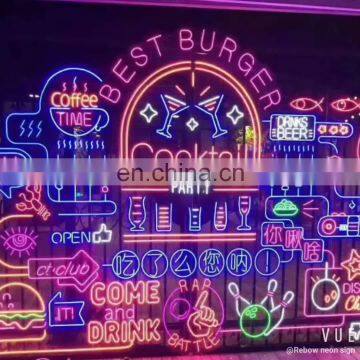 2019 hot oh baby letter neon sign custom diy led light diy for wedding events