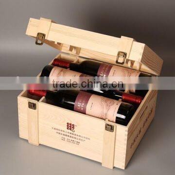 6 Bottle Wooden Wine Box