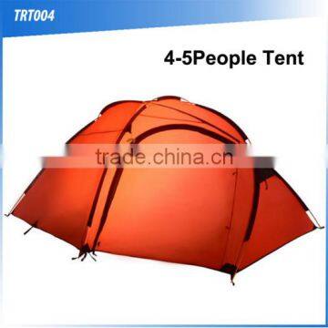 4-5people light hiking customized waterproof double layers tent outdoor camping