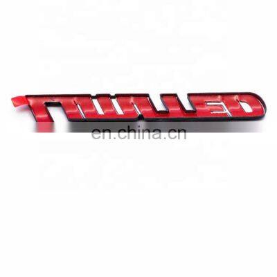 Car Body Sticker Overlay Limited Black Letter Car Emblem Badge