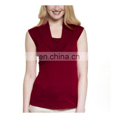 Cross Border 2020 Summer New Women's T-Shirt With Collar Print Logo European And American Mother Baby Nursing Round Neck Large photo-4