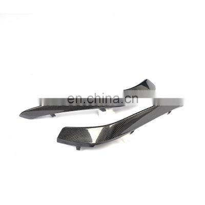 Front Fog Lamp Mesh Mask Trims for Mercedes Benz C-Class W205 C63 AMG 15-17 photo-5