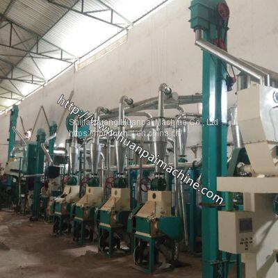 Corn Flour Making Machine Maize Meal Making Plant 50T Super Grain Flour Making Machine photo-4