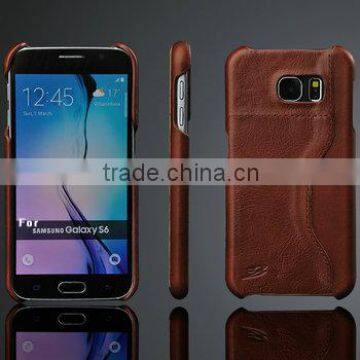 First Layer Cow Leather Case for Samsung Galaxy S6, for Galaxy S6 Leather, Cow Leather Case