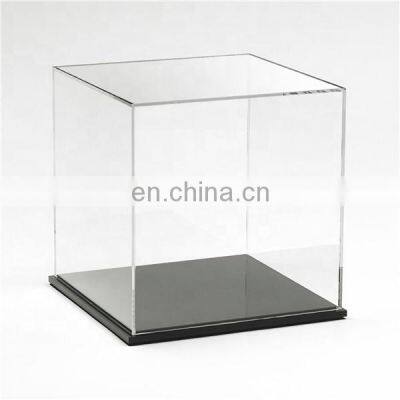 clear acrylic cube for toy food jewelry store display storage box