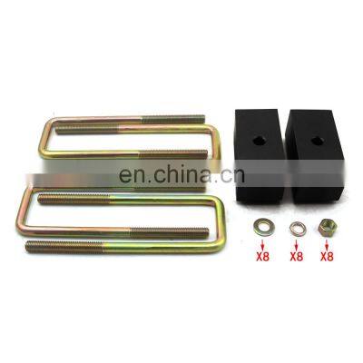 Rear Aluminum Black Car Suspension Body Lift Blocks Lift Car Kit for Dmax