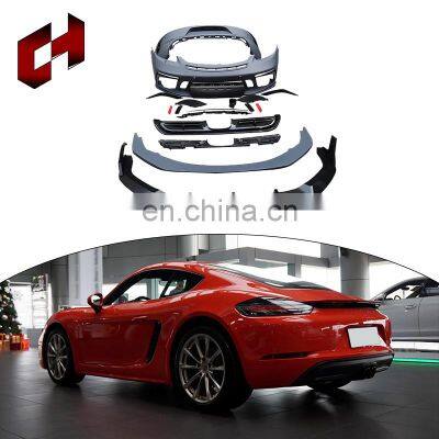 CH Hot Selling High Fitment Car Grills Trunk Wing Led Tail Lamp Whole Bodykit For Porsche 718 2016-2018 to GTS