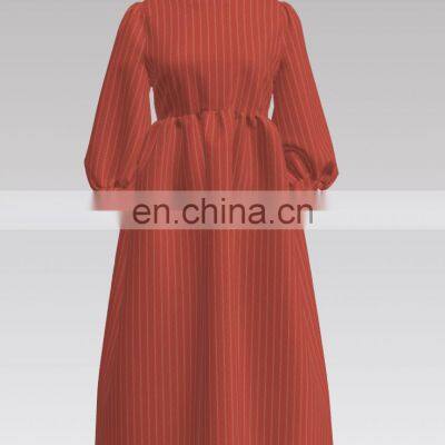 Super Comfortable Rayon Fabric Stripe Dyed Woven Fabric For Dress photo-2