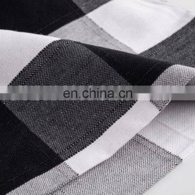 236g/m2 yarn dyed cotton strip fabric for thin summer dress making material