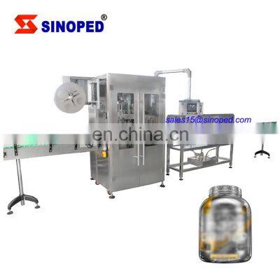 Automatic Plastic Water Juice Bottle PVC Label Sleeve Heat Shrink Labeling Machine