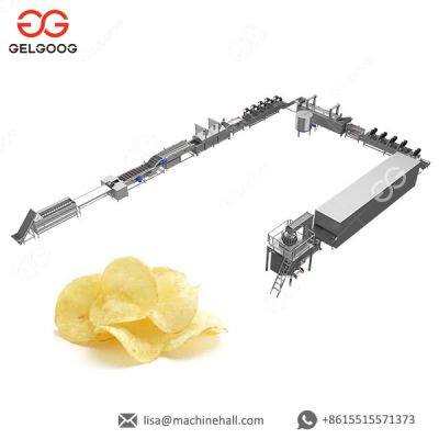 Frozen French Fries Making Machine Potato Chips Production Line Semi Automatic French Fries Machine