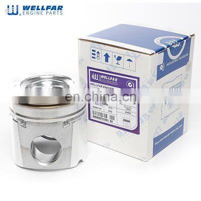 3972880 ISB Engine parts Wellfar High Quality Piston And Piston Ring Kit For Cummins