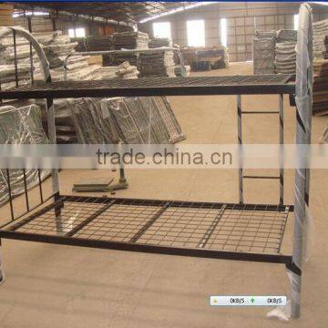 (DL-B1) Cheap Easy Assembled Adult/military Metal Bunk Beds in Black photo-2