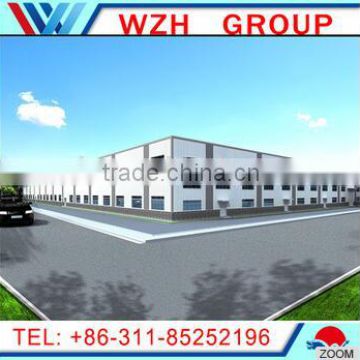 steel structure fabricated warehouse / gable steel structure frame