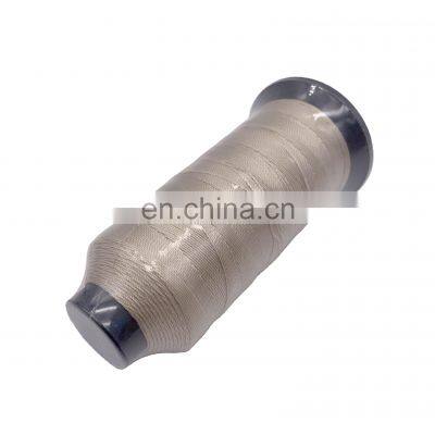 630D/2 Forever factory sale PET Dyed Sewing Thread khaki small king tube with high quality