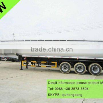 China carbon steel 40000-60000L 3 axles stainless steel food trailer 0086-13635733504