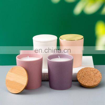 Wholesale Luxury Home Decor Gift Box Aromatherapy Spiritual Sealing Eco Friendly Colorful Jar Soy Wax Scented Candles