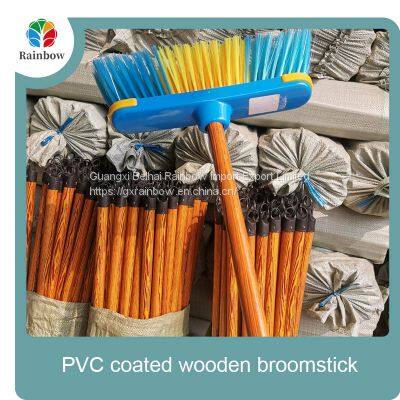 Manufacture hot selling 120cm wooden broom wooden mop stick for mop