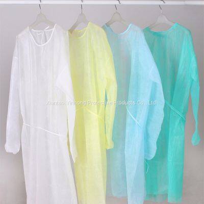 Disposable Non-woven Polypropylene PPE Single Use Visitor Gown photo-4
