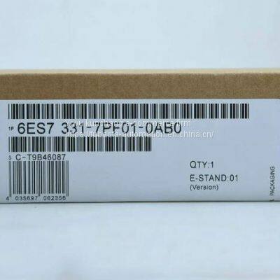 6ES7331-7PF01-0AB0  SIMATIC PLC MODULE  NEW ORIGINAL  GERMANY  6ES7 331-7PF01-0AB0