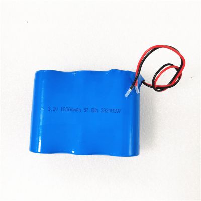 3.2V 18Ah 32700 32650 1S3P LiFePO4 battery pack for flood light