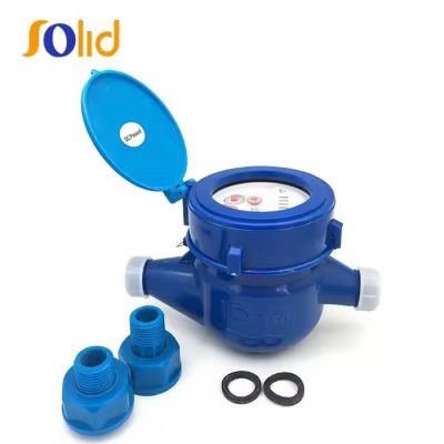 Dn15-50mm ABS Plastic Liquid Sealed Mechanical Multi-jet Type Wet-Dial Cold Water Meter