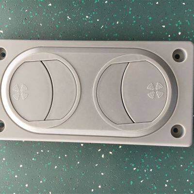 HJAV-CG013 Double Wind Spreader Exhaust Air Louver Damper Vent Outlet Bus Parts and Accessories photo-2