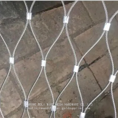 Safety Mesh ss304 ss316 stainless steel rope mesh/Zoo safety mesh fenc,Animal safety fence mesh