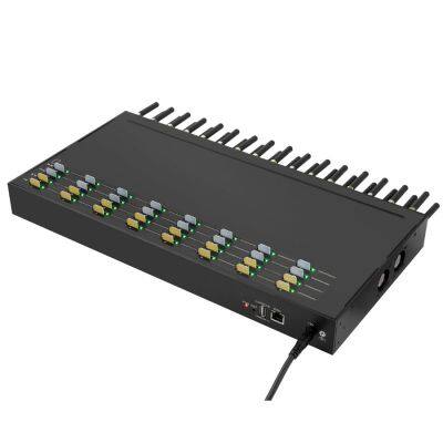 Voip Gateway Customized Module SK32-128 4G Lte Bulk Voice Sms Multi Slots Modem 32 Ports 128 Sims Change IMEI SImbox Router SMPP