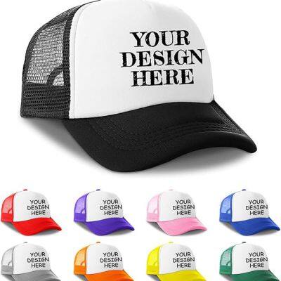 Factory Custom Baseball Cap Bulk Trucker Hats Design Your Own Logo