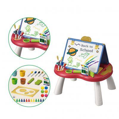 Double Sided Adjustable Drawing Table Toys Board New Cheap Gifts for Kids for Boys and Girls photo-2