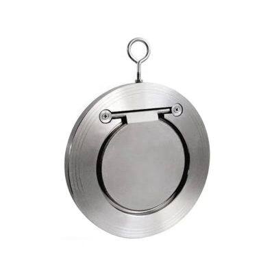 DN150 Stainless Steel CF8 Cast Steel Wafer Type Single Plate Swing Check Valve H74 photo-6
