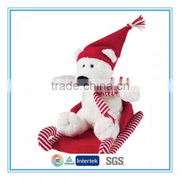 Christmas polar bears decoration skiing bears                        
                                                Quality Choice