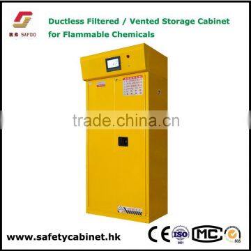 New Ductless Vented Filtered Storage Cabinet for Flammable Chemicals