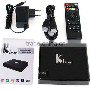 KI Plus Amlogic S905 Quad Core 64Bit Android TV Box 4K Android 5.1 OS KODI 15.2 H.265 2.0 WIFI 1G RAM 8G ROM