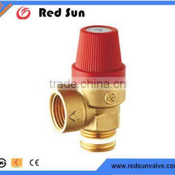 HR6090 factory manufacture forged brass water heating system 3 bar 6bar safety pressure relief valve