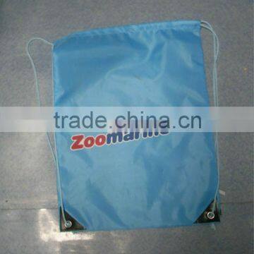 Recycle Custom Logo Nylon Drawstring Bag