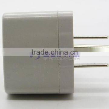 Manufacturer Directly Supply Universal to USA Plug Adapter With Ground Plug, 3 Pin Universal AC USA Travel Adapter photo-2