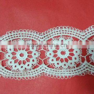 good quality crochet 100% cotton lace for clothing decoration