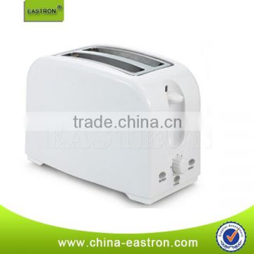 cheap plastic housing 2 slice toaster