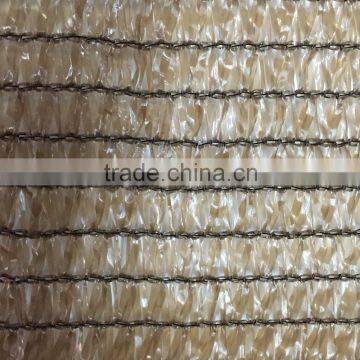 china manufactured brown HDPE sun shade sail / fence / net