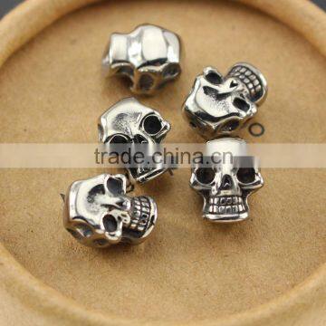 JFA1056 Mens Gothic Cool silver colour stainless steel skull beads