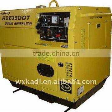 Power Generator Set (KDE3500T Engine CE Approved)