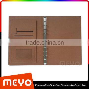 PU Leather Cover Loose Leaf Blank Notebook Diary Gift
