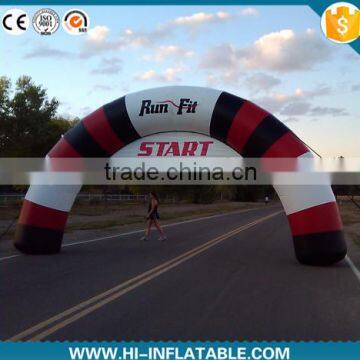 Full Color Logo Print Advertising Inflatable Finish Line Arch Entrance Archway